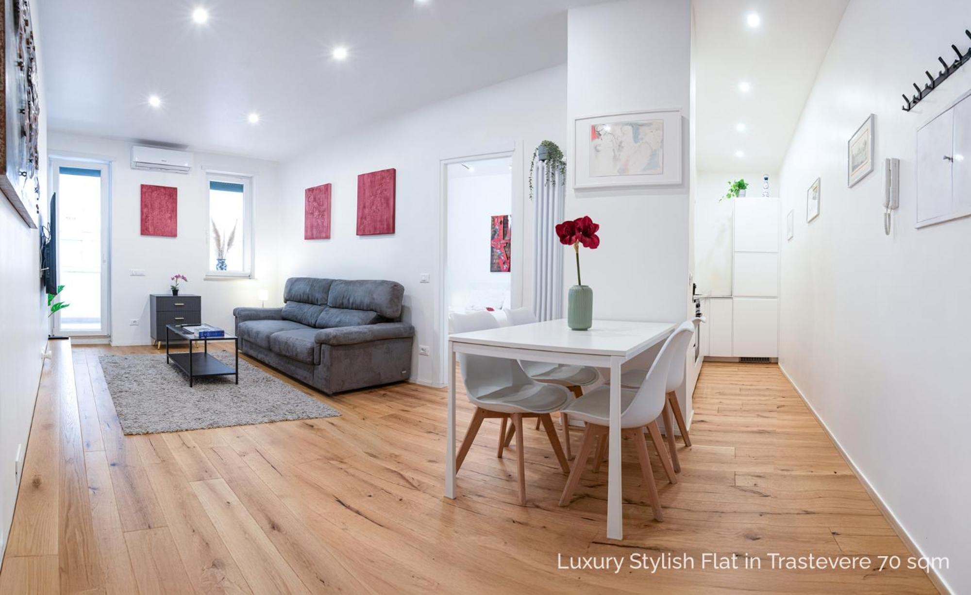 La Dolce Vita - Luxury Stylish Flats In Trastevere 70-90Sqm Roma Dış mekan fotoğraf